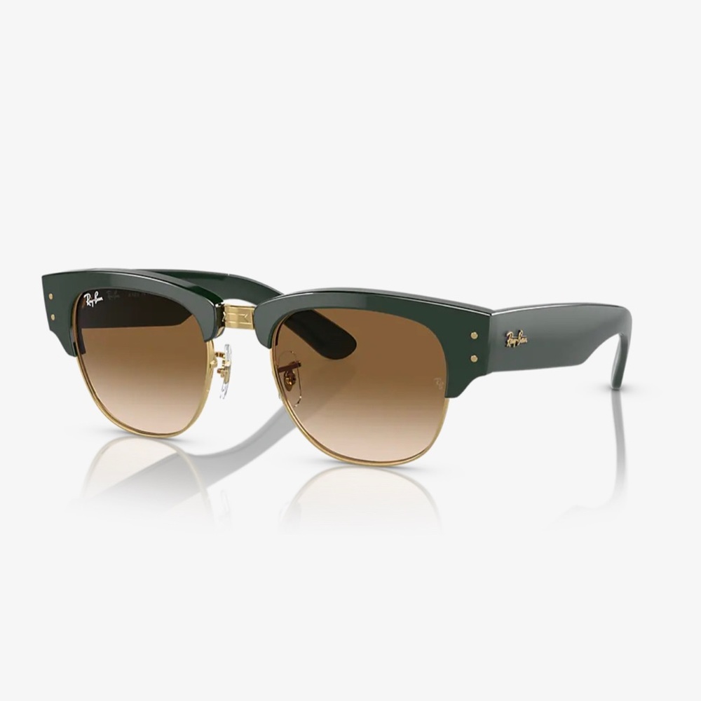 Ray-Ban MEGA CLUBMASTER - green on gold NWT